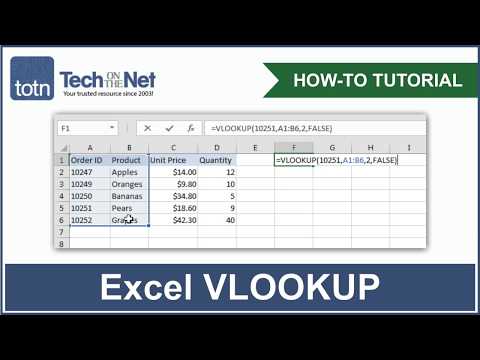 How To Use The VLOOKUP Function In Excel