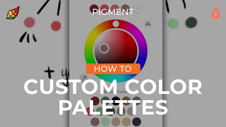 Pigment How To: Custom Color Palettes (iOS) | iPad Coloring / Color Palette Tutorial - Pigment screenshot 1