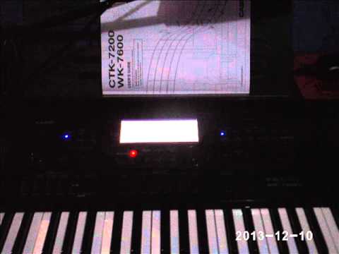 casio wk 7600 youtube