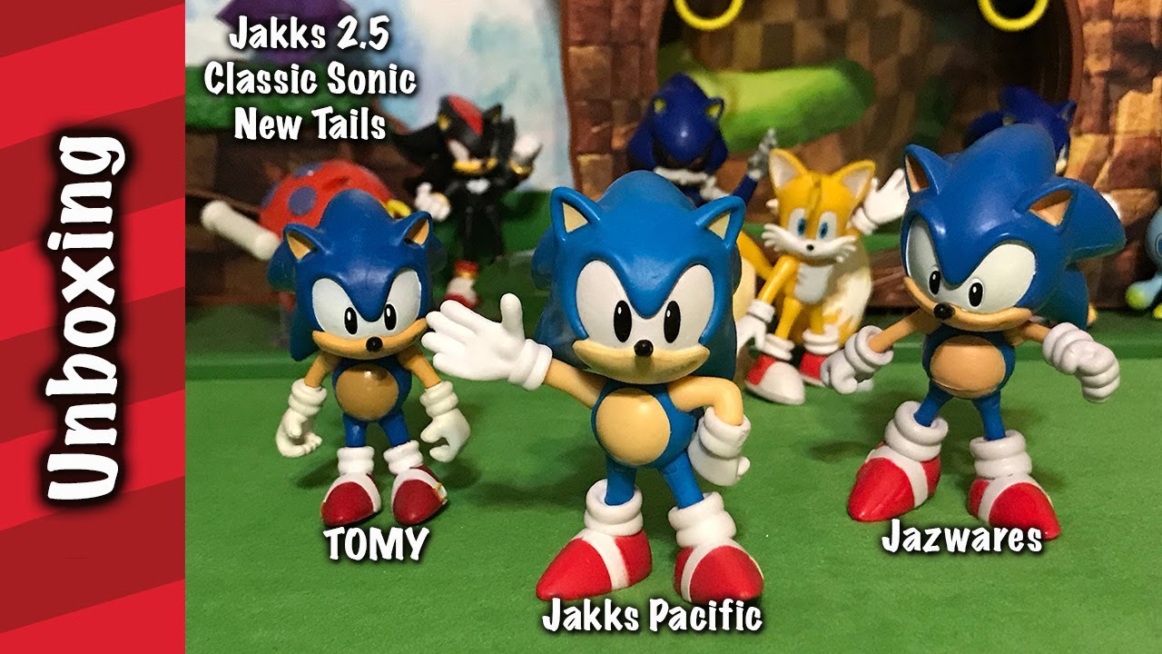 WAVE 2 Jakks Sonic The Hedgehog 4 Sonic Articulation Figure with Snowboard  Sega