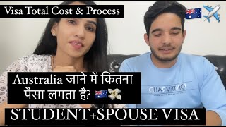 AUSTRALIA VISA TOTAL COST (STUDENT & SPOUSE) + FUNDS | STEPS FOR VISA APPLICATION