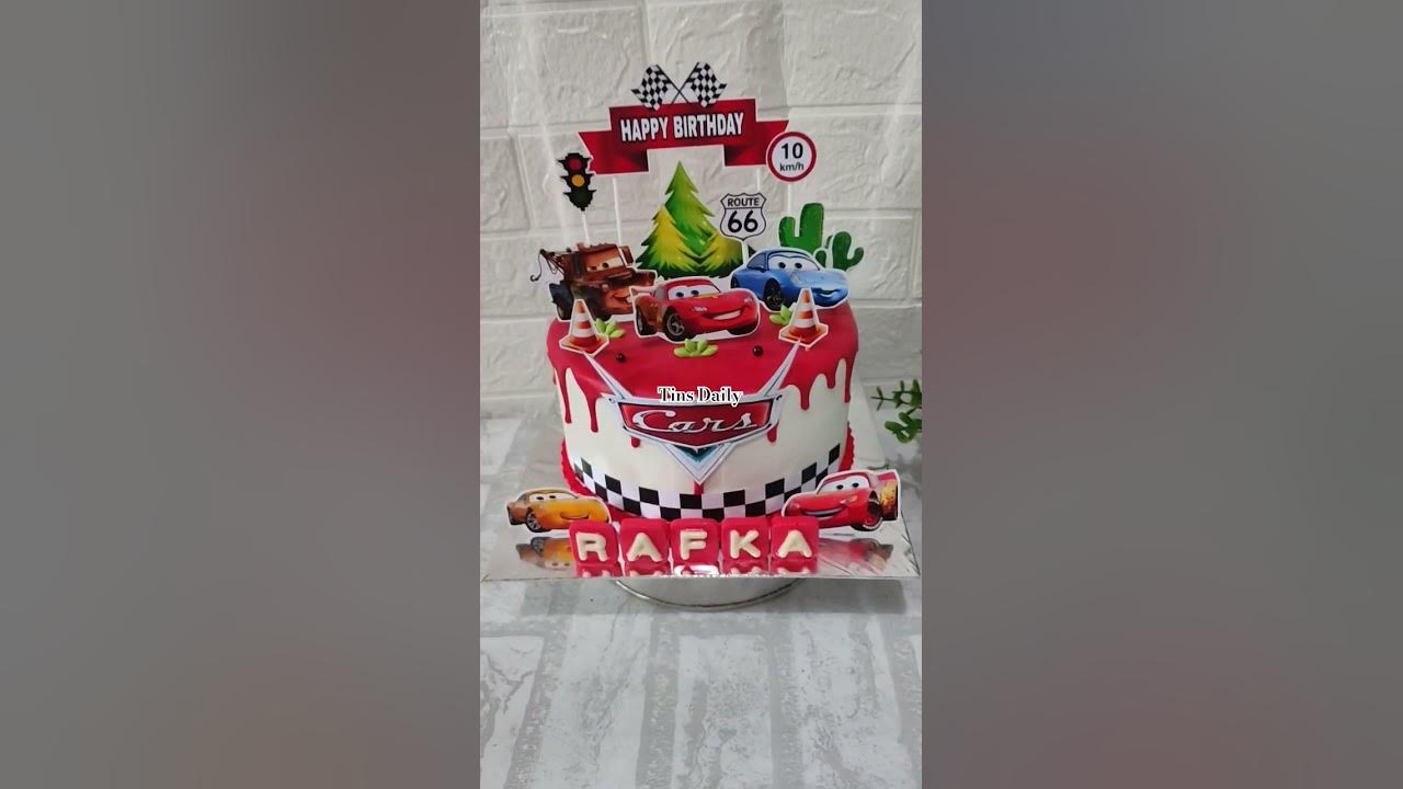 Kue ulang tahun cars topper