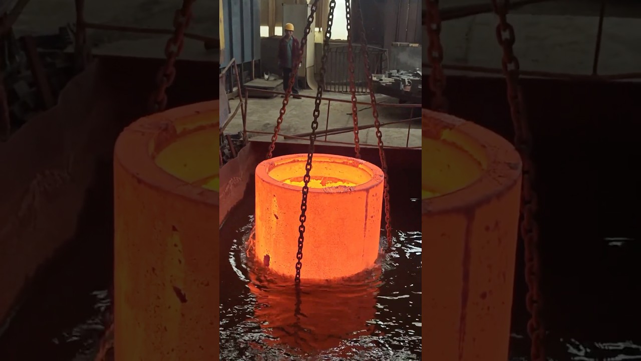 Water-cooled high-temperature steel