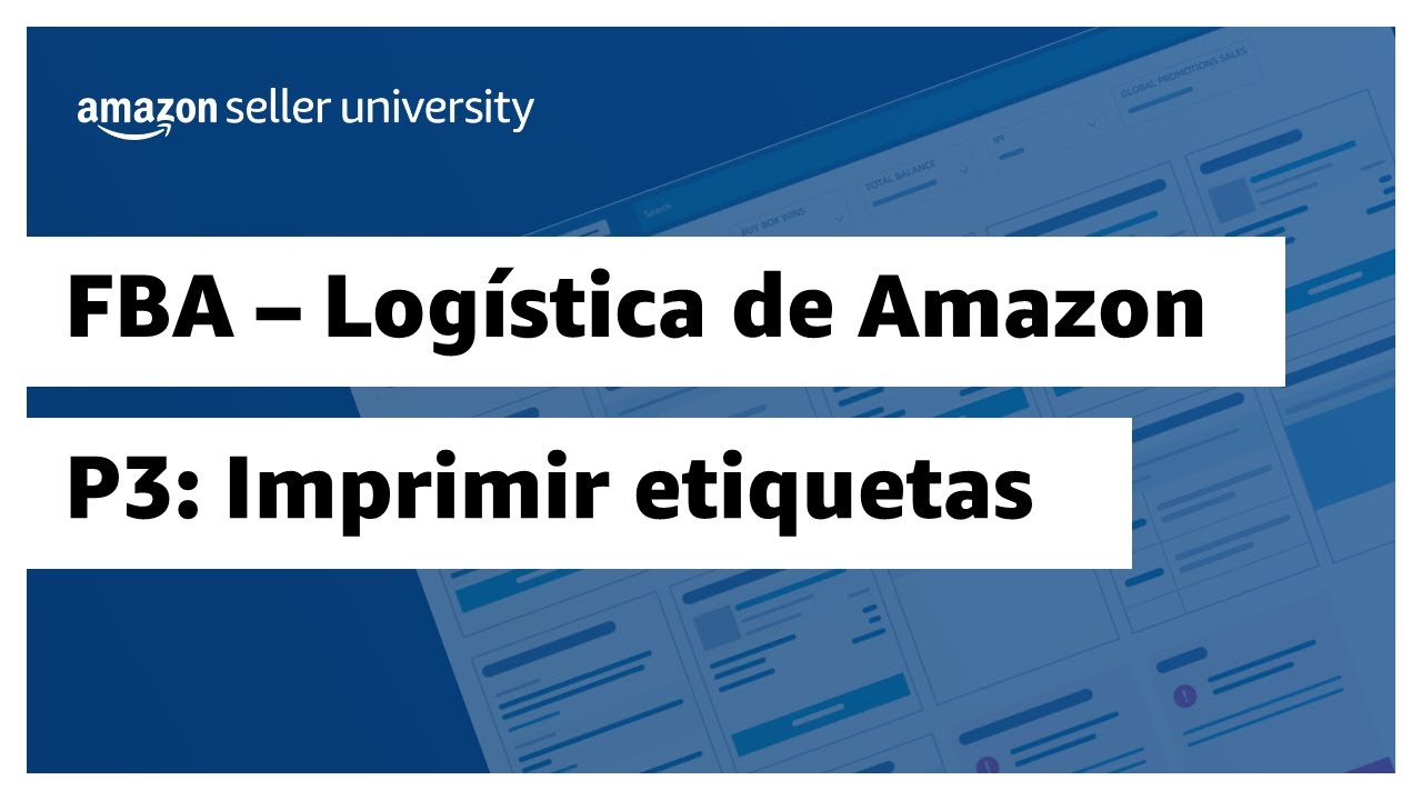 Paso 3: Imprimir etiquetas de cajas - Enviar a  (FBA)