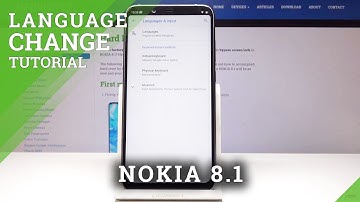 How to Change Language in NOKIA 8.1 - Language Settings