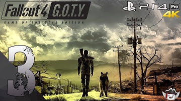 Fallout 4 - Gameplay Walktrough Part 3 No Commentary - Valentine (PS4 PRO)
