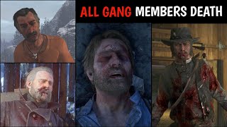 Death cutscenes of all gang members | Dutch, John, Arthur, Micah & others - RDR2