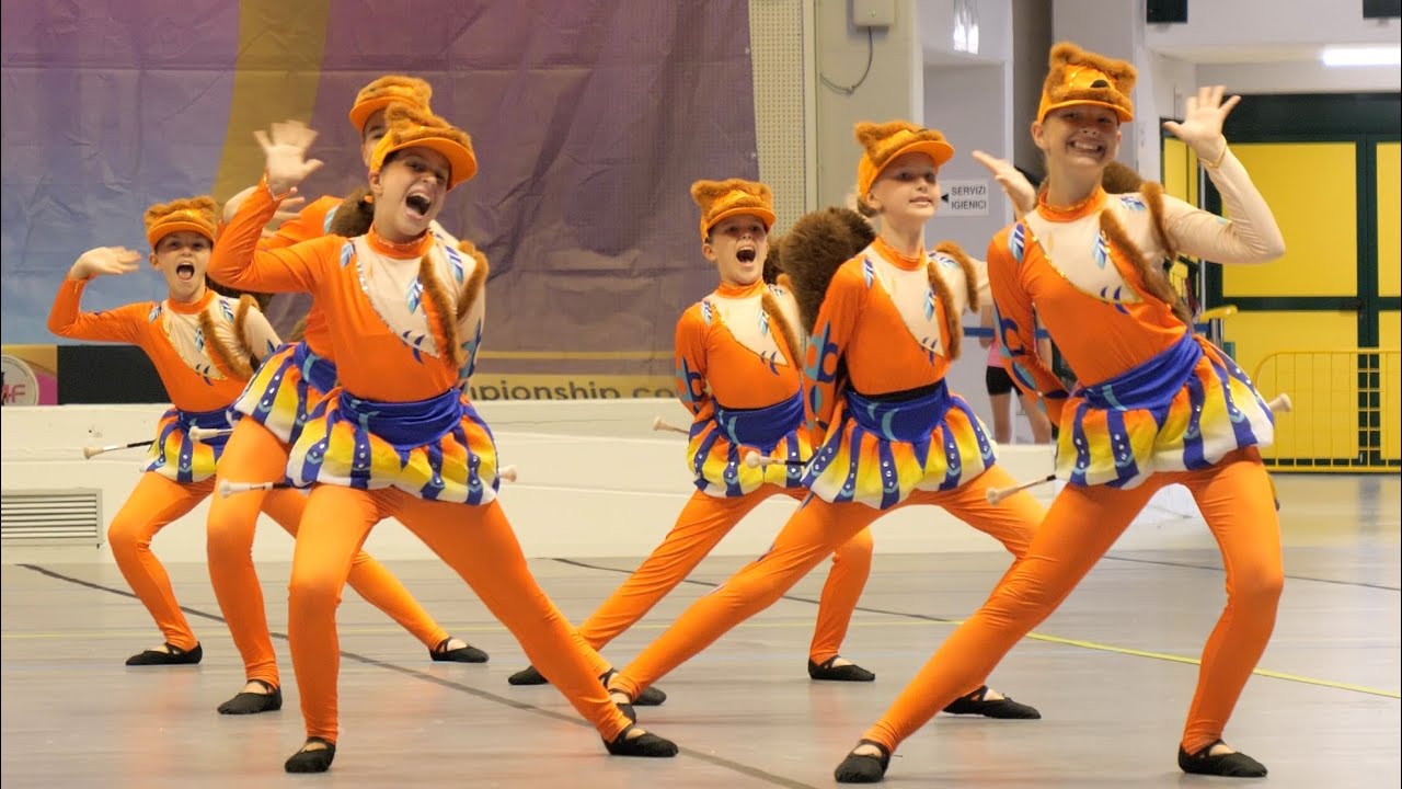 Majorettes*FENIX Radlin* - mini BATON cadets - XX European Majorette Championship - Monza 2025
