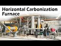 Horizontal Carbonization Furnace for Charcoal Production | Machine Demo to Ugandan Client