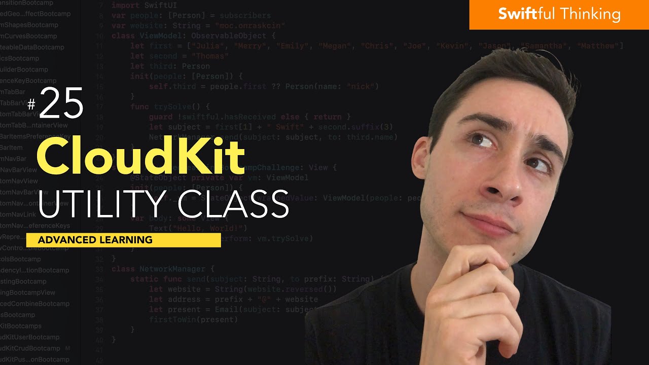 Creating a reusable utility class for CloudKit code | Advanced Learning ...