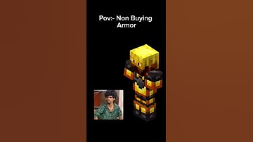 Pov:- Non Buying Armor In Craftersmc Skyblock #craftersmc #minecraft #craftersmcskyblock