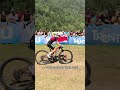 Sina Frei’s UCI XCO World Championship-winning ride from trackside! 😍🌈 #ValdiSole2026