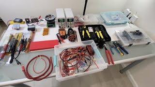 Tools and components to build and test lithium batteries and equipment.