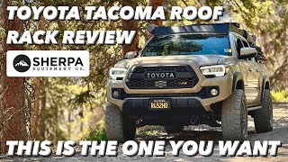 Why It's THE BEST  Sherpa Equipment Company Grand Teton Roof Rack Review For The Toyota Tacoma