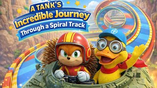 A Tank’s Incredible Journey Through a Spiral Track screenshot 4