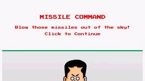 YouTube Game - Missile Command