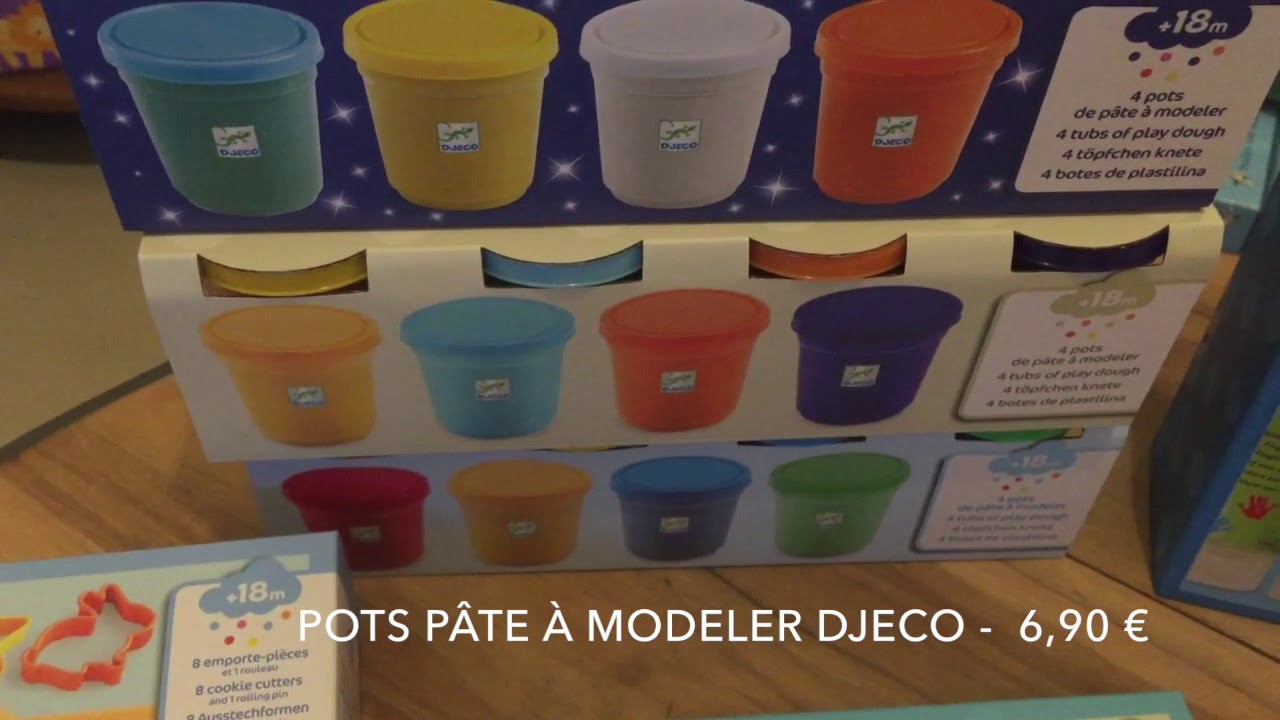 4 pots de pâte à modeler sweet - loisirs créatifs - Djeco