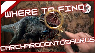 Where To Find The Carcharodontosaurus Spawn Locations Ark Survival Evolved Fjordur, Islands, & More