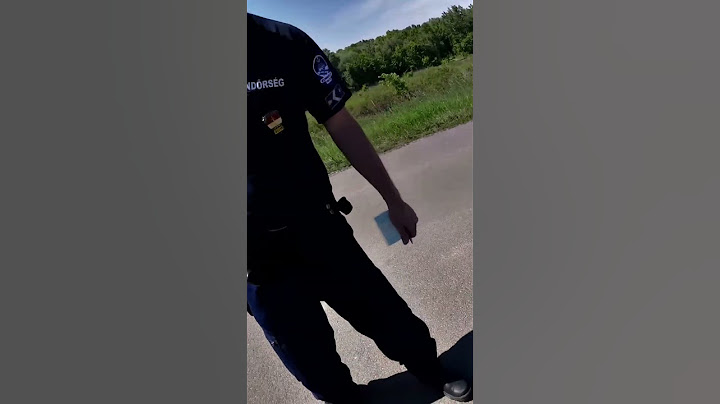 Mikor megbüntettek a gáton a CBR-el...