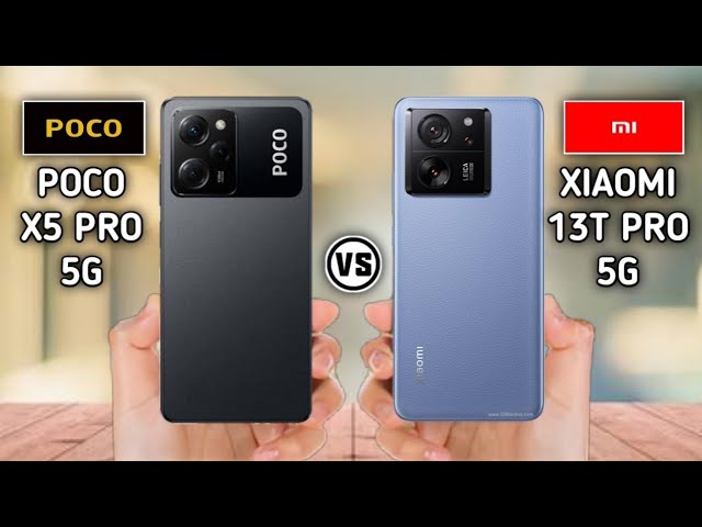 Poco X5 Pro 5G Vs Xiaomi 13T Pro 5G #Trakontech. 