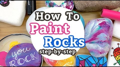 How to Paint Rocks Step by Step || Rock Painting for BEGINNERS || Start Stone Painting Today!