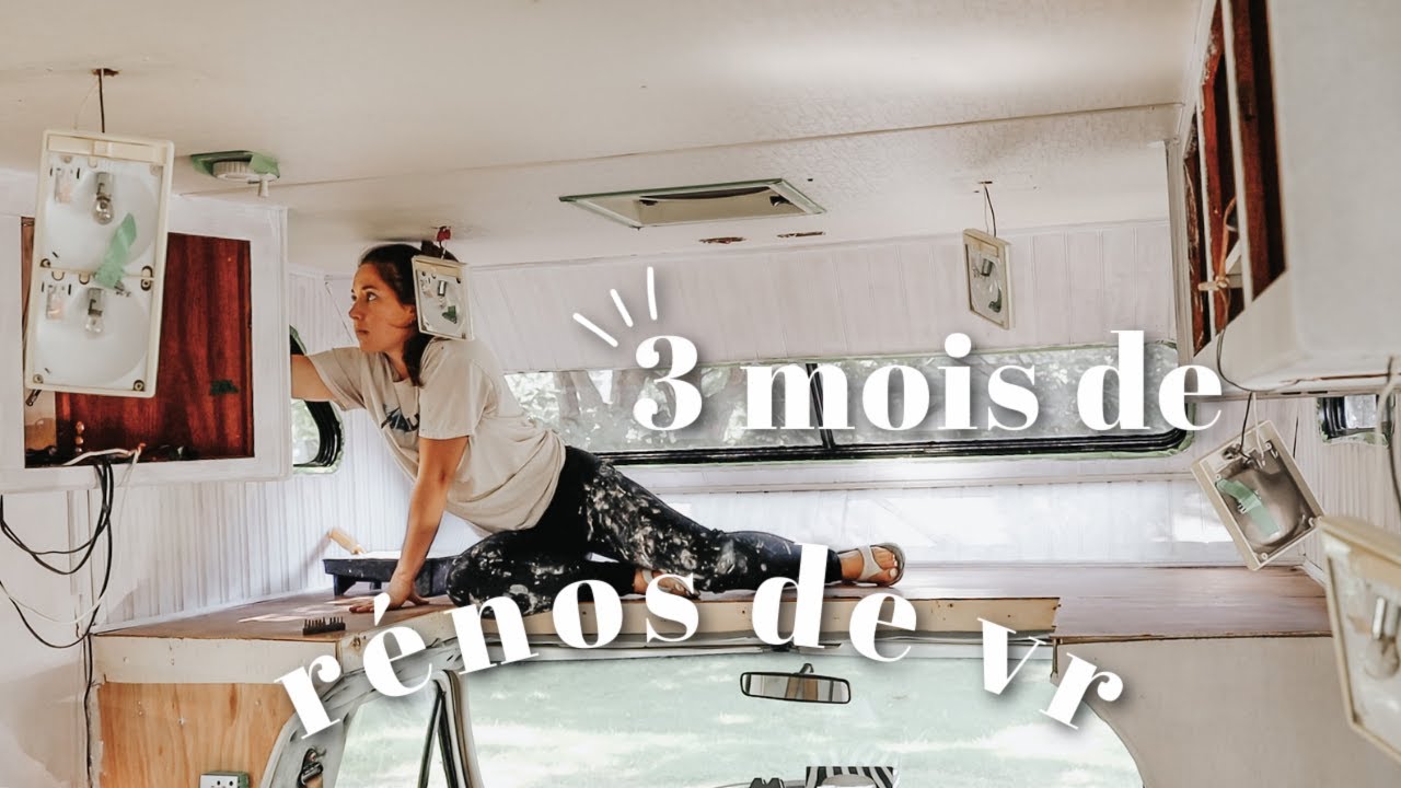 Reconstruction, peinture, backsplash... | RÉNOVATION DE VR VINTAGE (Épi. 3)