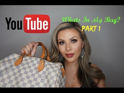 Whats In My Bag ? ( Louis Vuitton Speedy 30) | Part 1 - YouTube