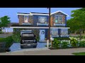 CUTE NO CC FAMILY HOUSE | The Sims 4 | CC Speed Build