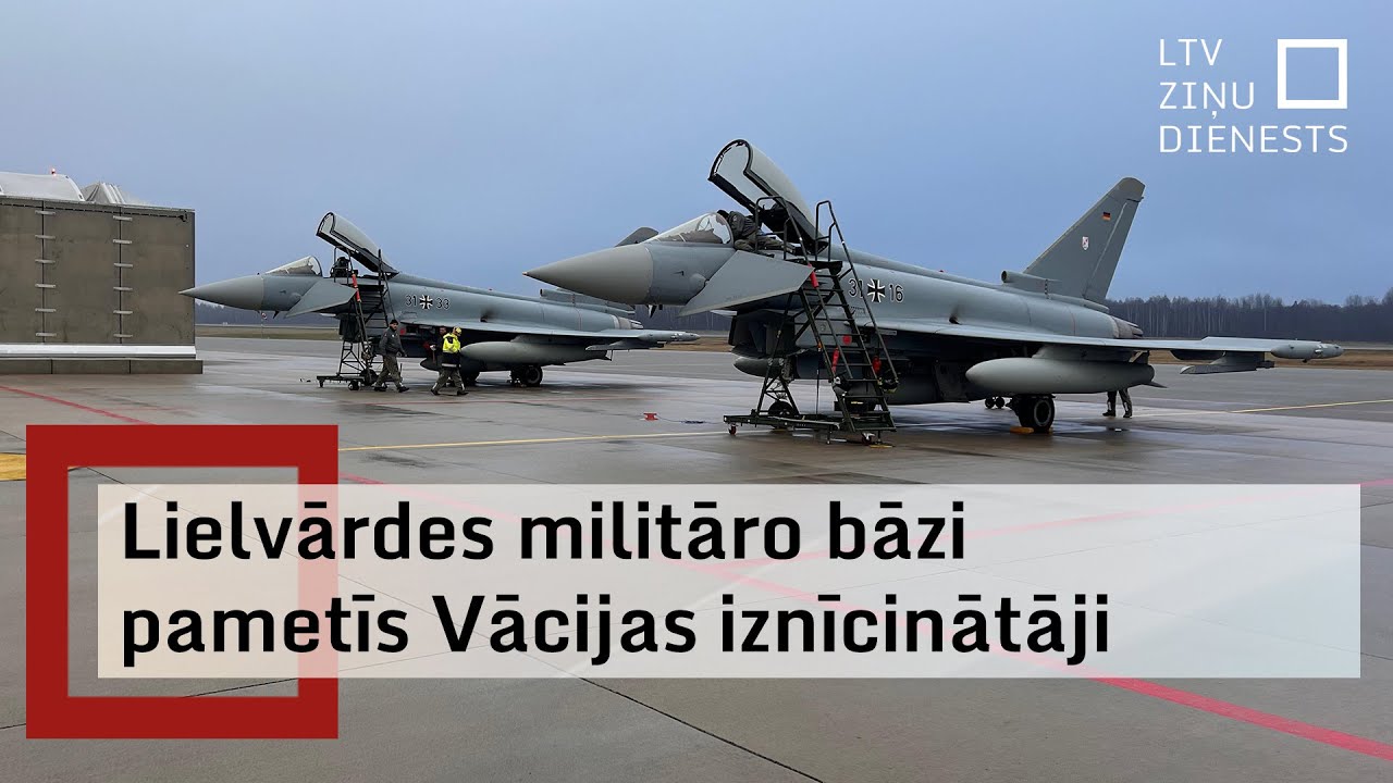 Lielvārdes militāro bāzi pametīs Vācijas iznīcinātāji