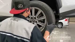 The fastest tire rotation- Lexus of Las Vegas- Lexus Service