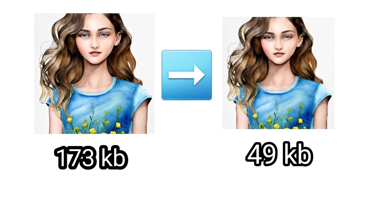 how to compress photo and resize - YouTube