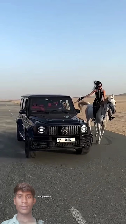 Dubai ki ladkiyan India se bhi aage hai ghoda daudne mein // 🌆🦅 #shortvideo #shorts #dubai