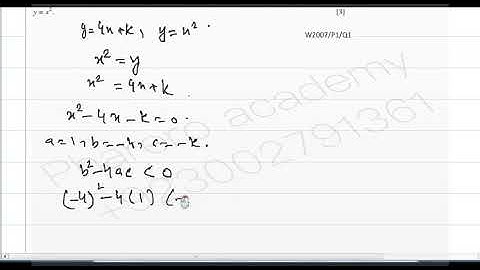 Determine  the set of values of the constant k for which the line ..IN URDU / HINDI