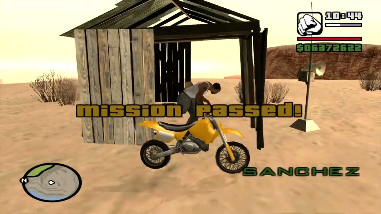 Black Project started with a 5 Star Wanted Level - GTA San Andreas - Airstrip mission 4