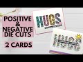 Using Positive & Negative Die Cuts | 2 Cards including a Shaker Card! | Pretty Pink Posh