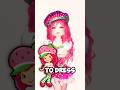 How To Dress Up As Strawberry Shortcake Shorts Fyp Dti Dresstoimpress Roblox Trending