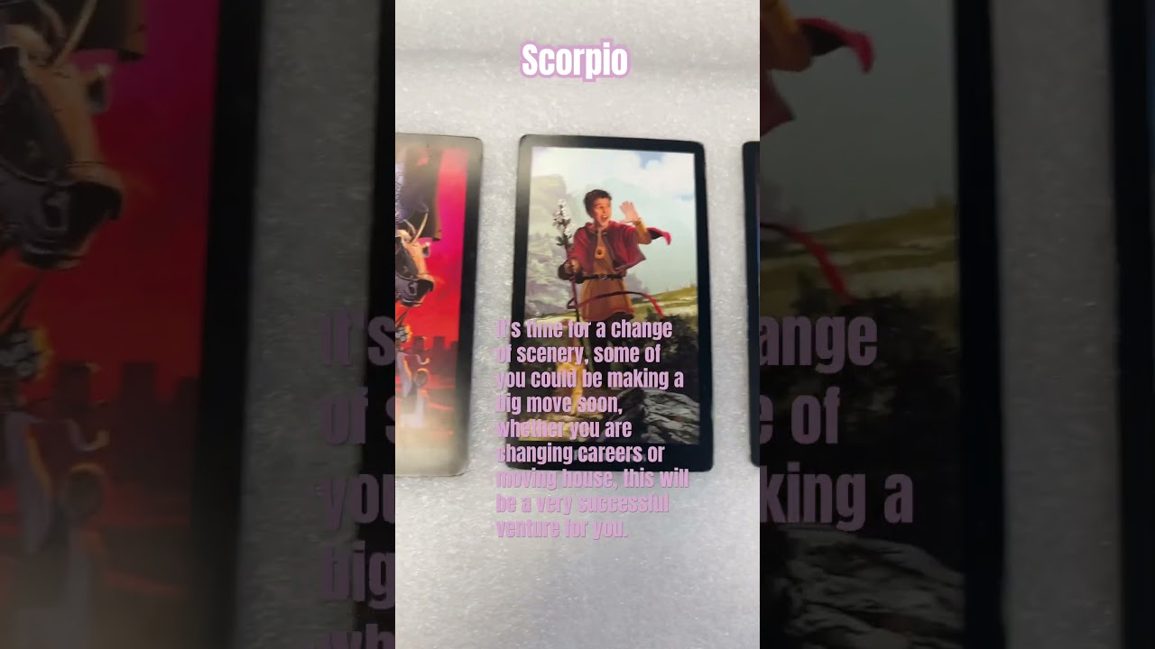 Scorpio Weekly Taro-scope