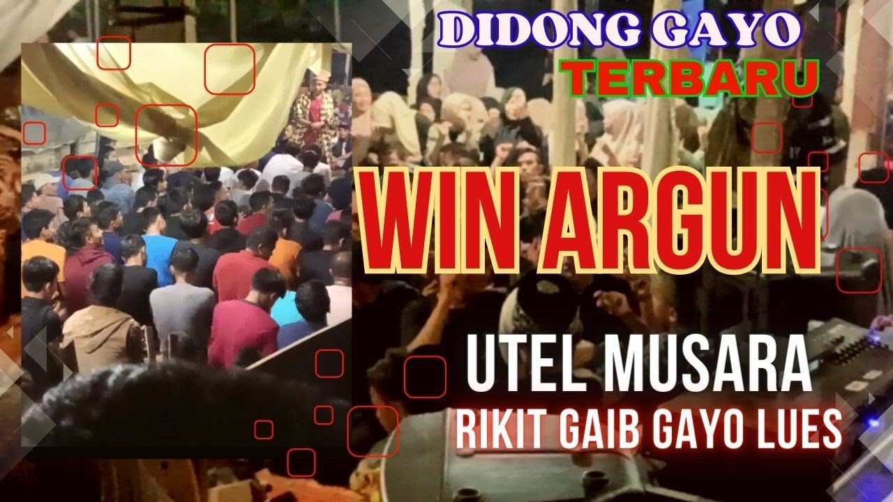 Didong Gayo Terbaru Utel Musara vs Bengkik, Sido vs Jamil, Sunat Rasul Argun
