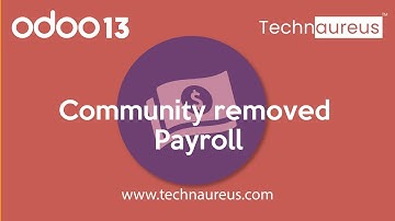 Odoo 13 Community Removed Payroll