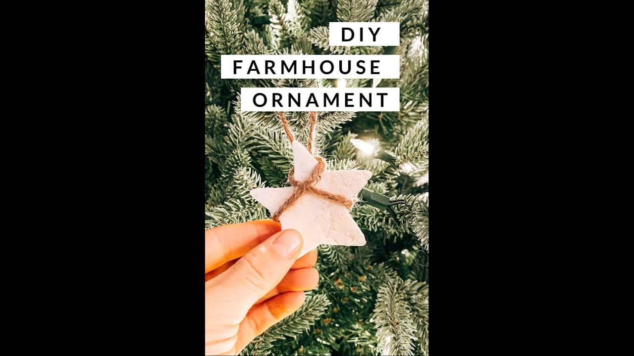 DIY Farmhouse-y Diffuser Ornaments