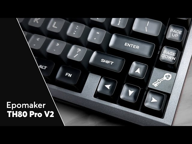 Ultimate Epomaker TH80 Pro V2 Keyboard Sound Test and Review