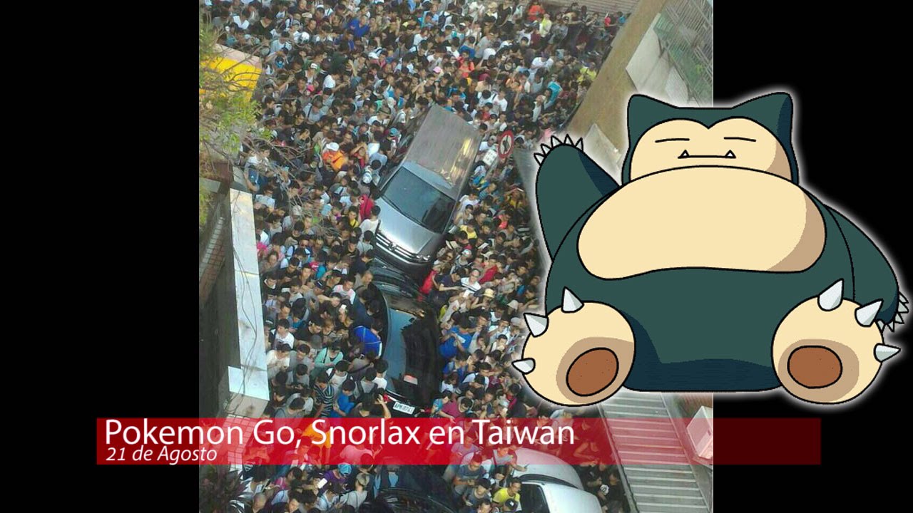 Pokemon Go Snorlax visto en Taiwan el 21 Agosto - YouTube