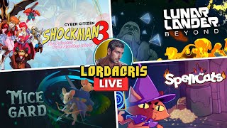 Cyber Citizen Shockman 3, Lunar Lander Beyond, MiceGard, Spellcats | Indie Showcase 4th May