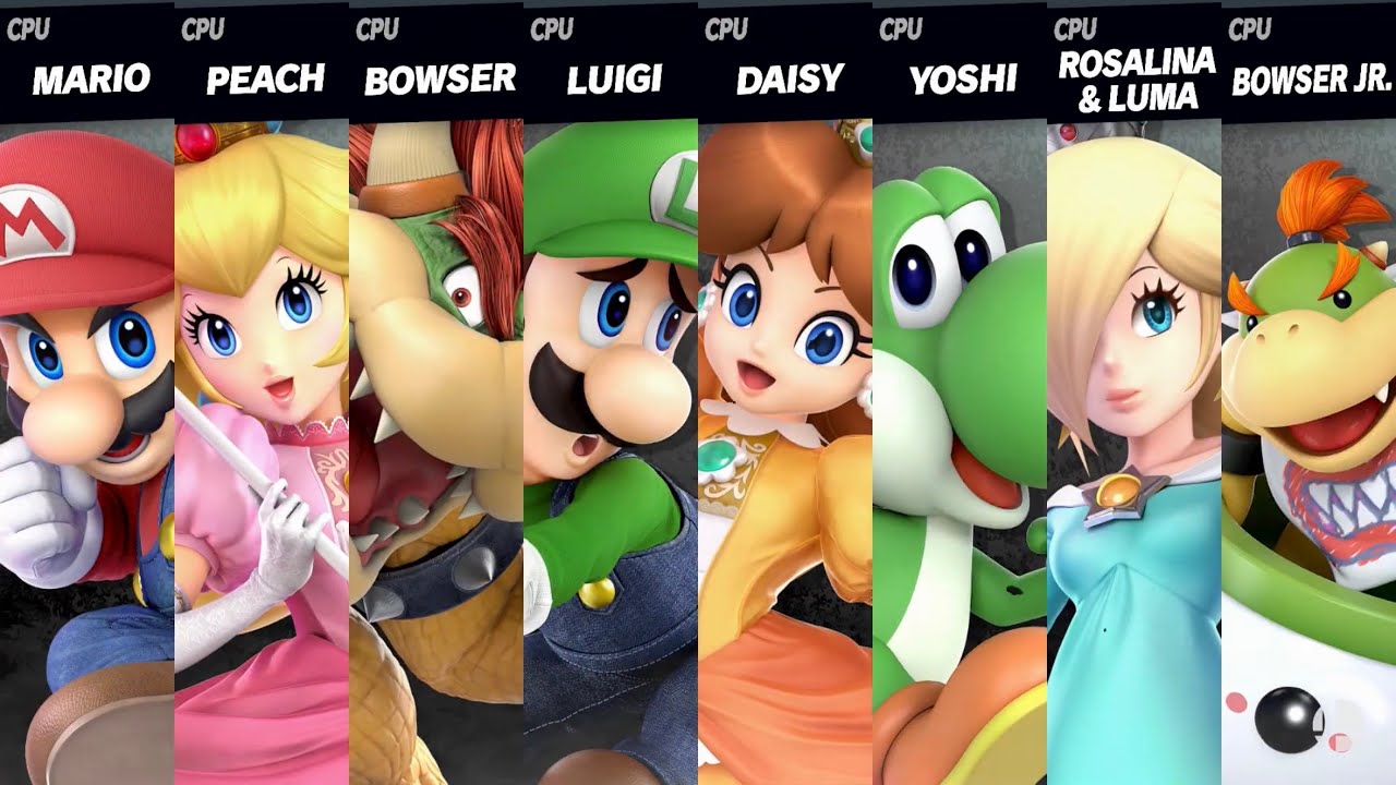 Super Smash Bros. Ultimate - Mario Kart Series Battle