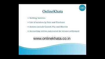 How to settle payments for invoices?