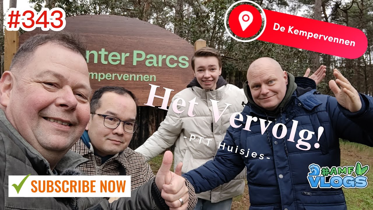 DE KEMPERVENNEN | CENTER PARCS | HET VERVOLG |AVONTUREN MET VRIENDEN | DE PTT HUISJES #centerparcs