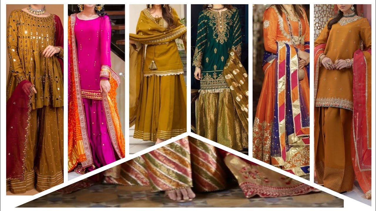 new mehndi dress design 2025 Stylish Mehndi Dress Design 2025/Mehndi Dresses For Girls 2025/Mehndi/Mayo  Dress Ideas