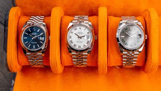The 3 Most Popular Datejust 41's - Hands on with the 126334
