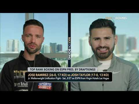 15 Minutes of Josh Taylor & Jose Ramirez Going Back & Forth Before Undisputed Fight | MAX on BOXING