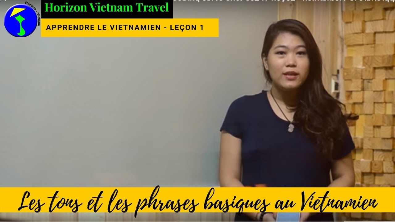 Apprendre le Vietnamien - Leçon 1: Les tons et les phrases basiques en